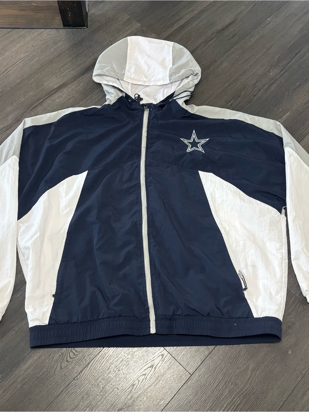 Ultra Game Dallas Cowboys Anorak Style Windbreaker Jacket NFL Football Mens 2XL